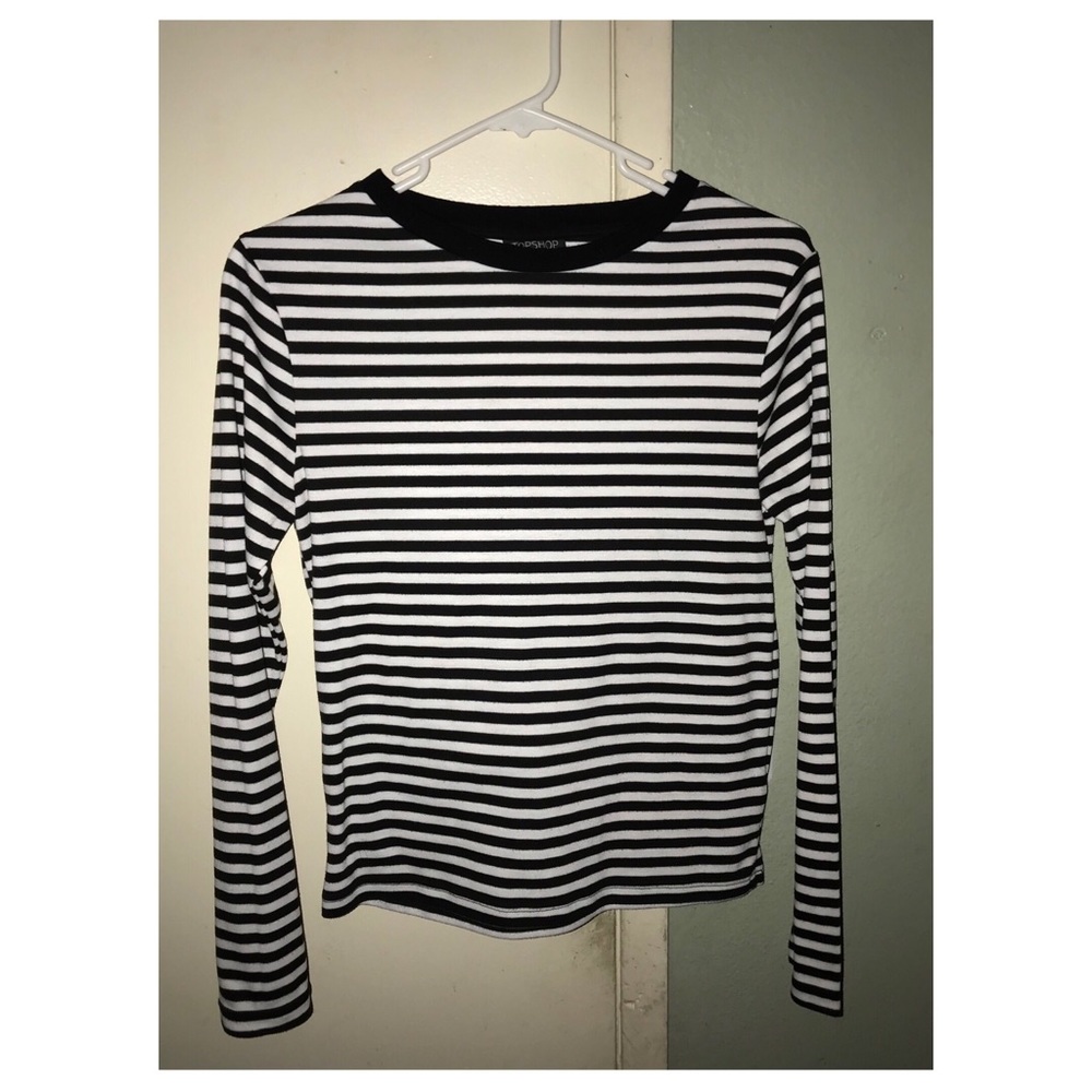 Topshop Stripe Top